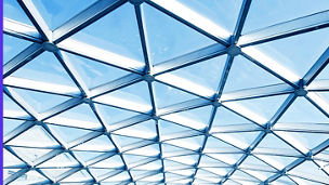 Glass roof building sky