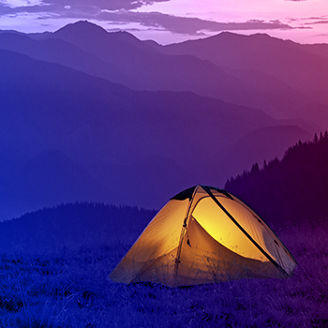 blue purple dotted abstract