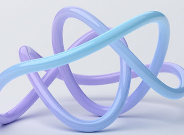 Abstract 3d render, pastel colored modern background design