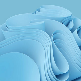 3D illustration Blue abstract texture. paper art style can be used in cover design, website backgrounds or advertising.