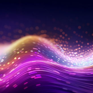 Abstract neon glow background. Generative ai.