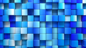 Blue boxes background