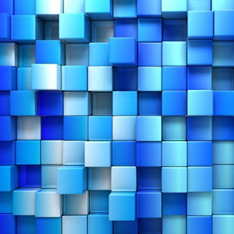 Blue boxes background