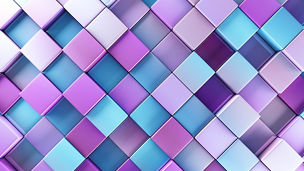 Blue and purple blocks abstract background