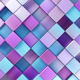 Blue and purple blocks abstract background
