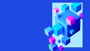 Blue and pink blocks