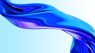 blue abstract liquid flowing