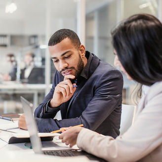 Business People Having a Meeting