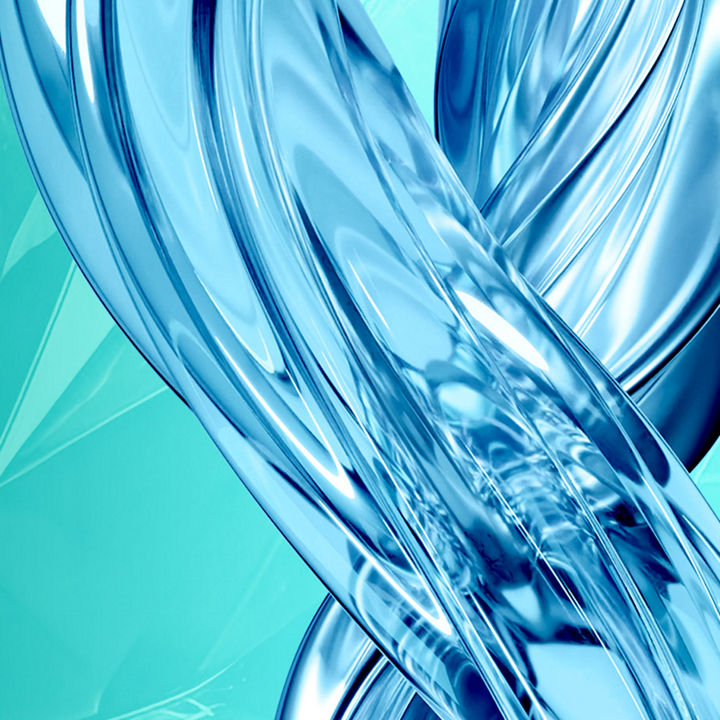 Green transparent swirl banner