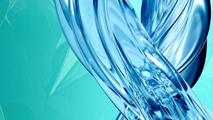 Green transparent swirl