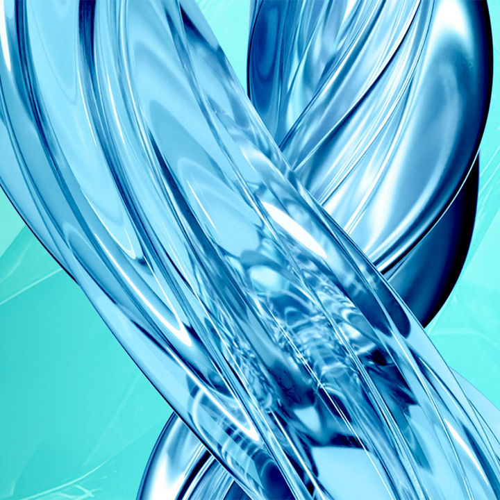 Green transparent swirl