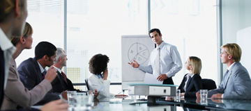 Office group in boardroom