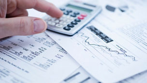 Financial graphs with calculator