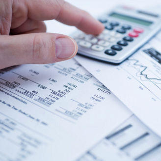 Financial graphs with calculator