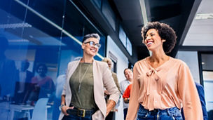 Happy entrepreneurs after a meeting with KPMG's High Growth Ventures team