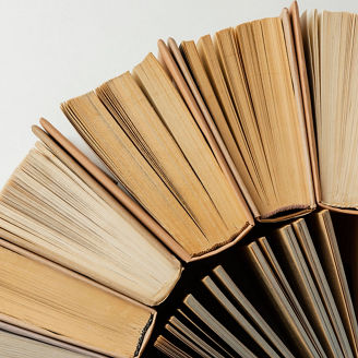 Opne books one next to each other