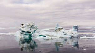 Iceberg breaking