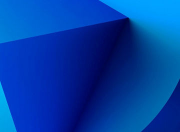 Blue shape dimension