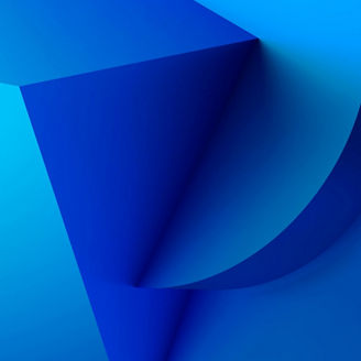 Blue shape dimension