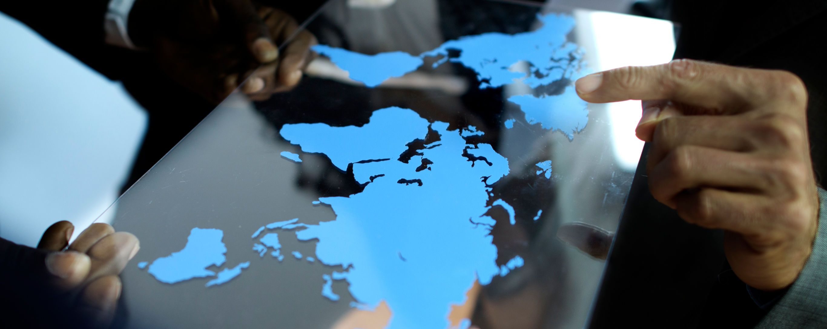 Business Team Global Business Planning Working Concept