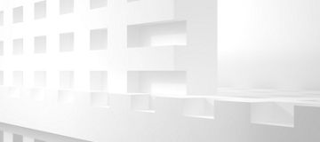 white square wall building cement