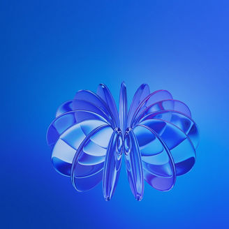 abstract 3D circles
