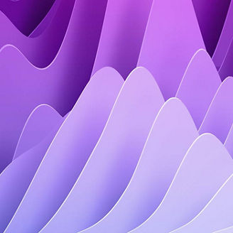 3d render, abstract paper shapes background, bright colorful sliced layers, purple waves, hills, equalizer