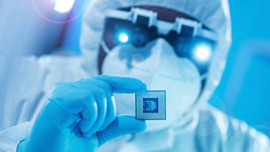 Scientist in modern scientific laboratory for the research and development of microelectronics representing Budget 2027