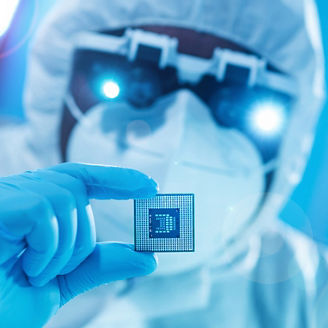 Scientist in modern scientific laboratory for the research and development of microelectronics representing Budget 2027