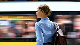 Train commuter representing employment tax