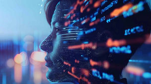 A view of buildings, sky and clouds