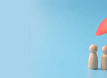 Multi Colored Umbrella With Raindrop Shower