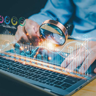 Analysts use AI Measuring in business analytics data management