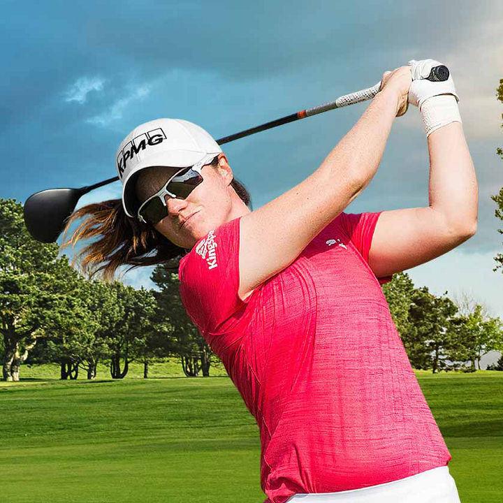 Leona Maguire representing KPMG Proud Sponsors of Ambition and the KPMG Women's Irish Open