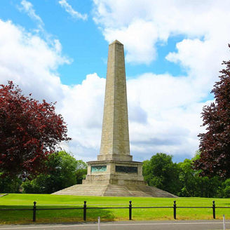 The Wellington Monument is an obelisk in Phoenix Park, Dublin, Ireland