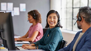 Person working in office representing employment tax