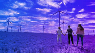 Business professional using smart phone in the city