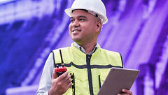 man in hard hat