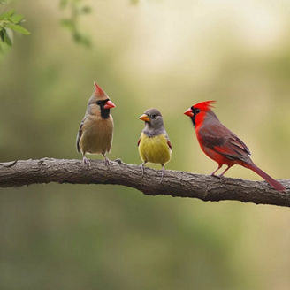 Birds on a branch