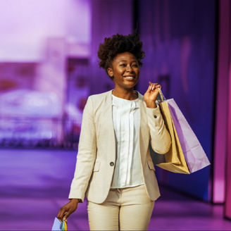 blue purple dotted abstract