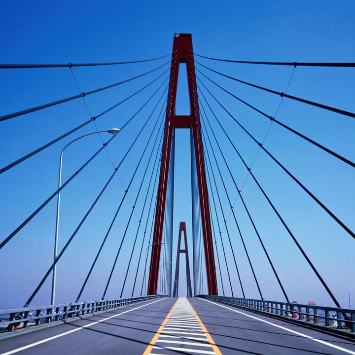 Japan Nagoya Meiko Nishi bridge