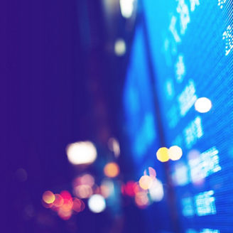 stock information display on screen