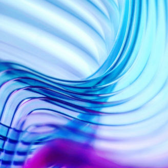 Plastic coils in a curving design