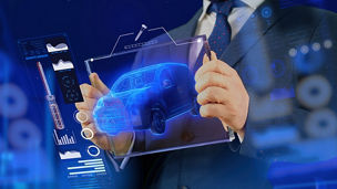 Japanese alt text: 大規模言語モデル・LLMが再定義する自動車産業の競争地図