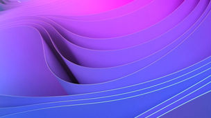 Colorful Wavy Background. Abstract 3D Render