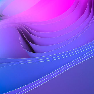 Colorful Wavy Background. Abstract 3D Render