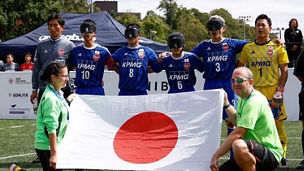 ブラインドサッカー支援-日本代表ユニフォームの年間スポンサー