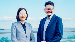 Japanese alt text: 東京メトロ_世木氏とKPMGコンサルティング_須本エドワード氏