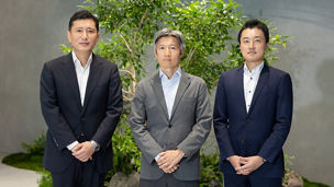 インタビューの様子