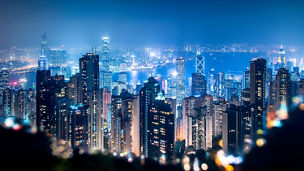 香港、ヴィクトリア・ピークからの夜景